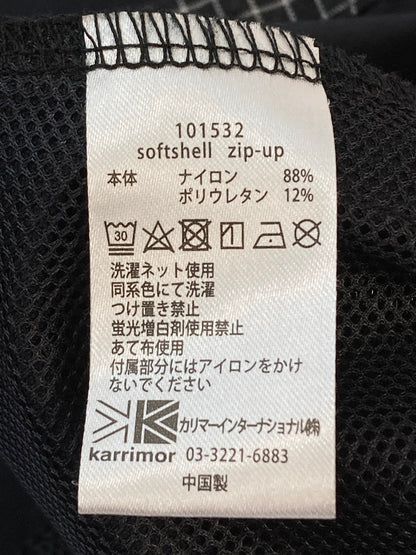 【中古品】【メンズ】 KARRIMOR カリマー 101532 SOFTSHELL ZIP-UP ソフトシェル ジップアップ アウター 144-251025-cn-29-min サイズ：L カラー：チャコールブラック 万代Net店