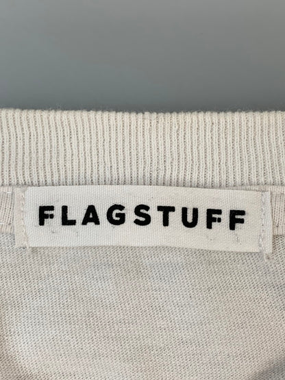 【中古品】【メンズ】 F-LAGSTUF-F フラグスタフ F S GIRL TEE エフエスガール ティー 21SS-FS-60 半袖 メンズ ショートスリーブ 142-260630-hu-05-min サイズ：L カラー：ホワイト 万代Net店