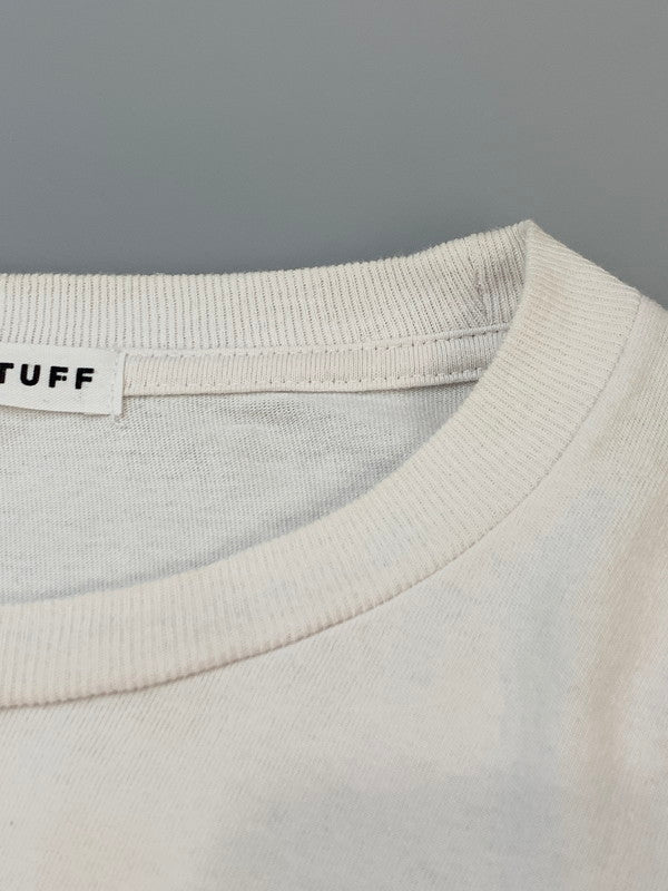 【中古品】【メンズ】 F-LAGSTUF-F フラグスタフ F S GIRL TEE エフエスガール ティー 21SS-FS-60 半袖 メンズ ショートスリーブ 142-260630-hu-05-min サイズ：L カラー：ホワイト 万代Net店