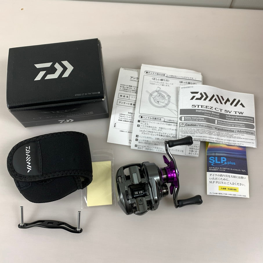 【中古品】DAIWA ダイワ 19スティーズ CT SV TW 700XHL SLPワークス スタードラグ 左ハンドル ベイトリール 釣り 釣り具等 134-260212-em-05-min 万代Net店