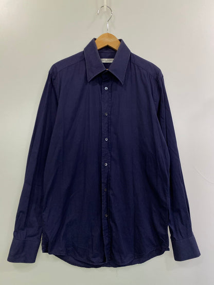 【中古品】【メンズ】 DOLCE&GABBANA ドルチェアンドガッバーナ L/S SHIRT SR26 5391 D&G ロングスリーブシャツ 長袖 トップス 141-251030-kk-37-min サイズ：16 1/2 (42) カラー：パープル 万代Net店