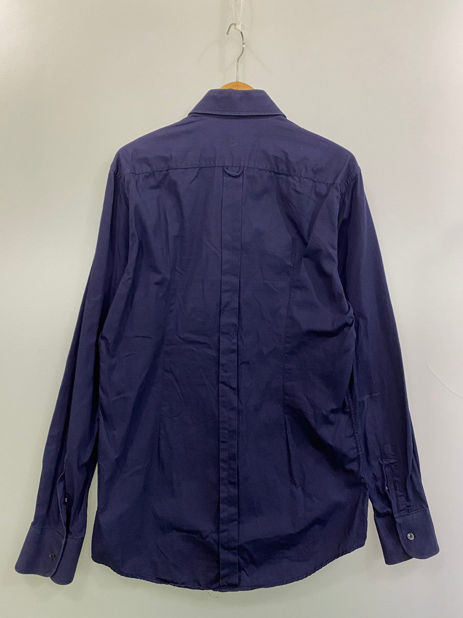 【中古品】【メンズ】 DOLCE&GABBANA ドルチェアンドガッバーナ L/S SHIRT SR26 5391 D&G ロングスリーブシャツ 長袖 トップス 141-251030-kk-37-min サイズ：16 1/2 (42) カラー：パープル 万代Net店