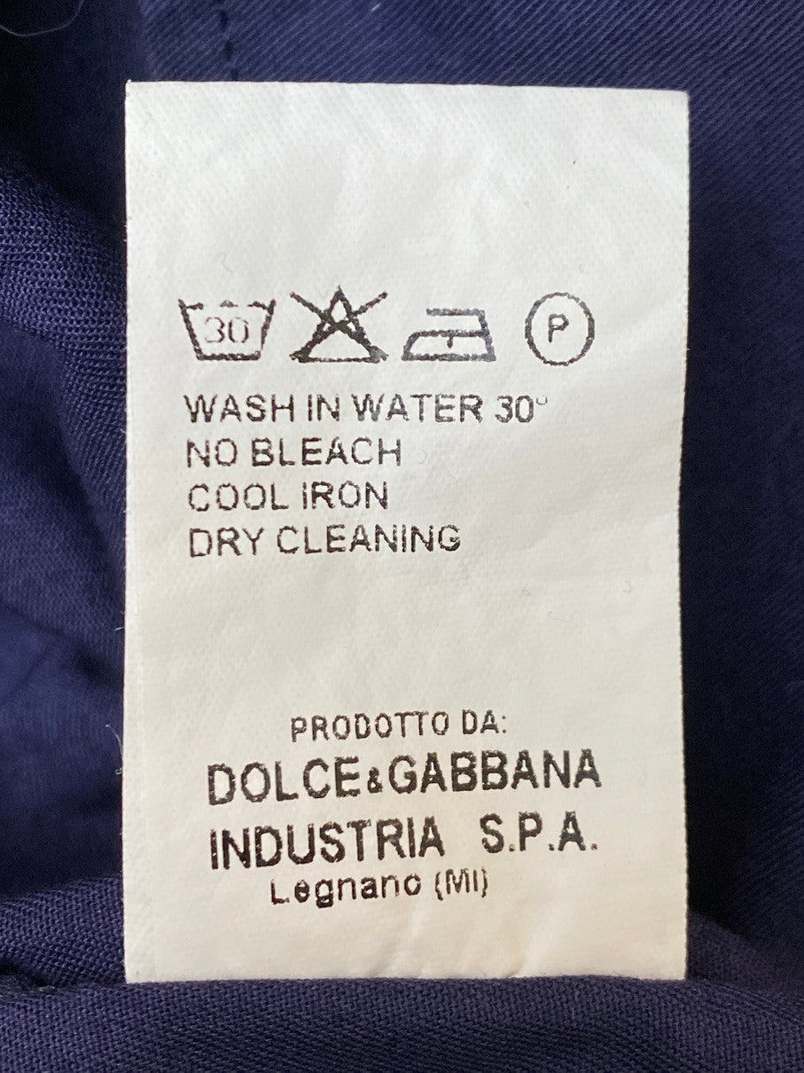 【中古品】【メンズ】 DOLCE&GABBANA ドルチェアンドガッバーナ L/S SHIRT SR26 5391 D&G ロングスリーブシャツ 長袖 トップス 141-251030-kk-37-min サイズ：16 1/2 (42) カラー：パープル 万代Net店