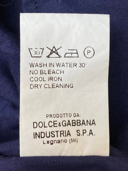 【中古品】【メンズ】 DOLCE&GABBANA ドルチェアンドガッバーナ L/S SHIRT SR26 5391 D&G ロングスリーブシャツ 長袖 トップス 141-251030-kk-37-min サイズ：16 1/2 (42) カラー：パープル 万代Net店