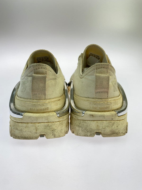 【中古品】【メンズ】 adidas アディダス × RAF SIMONS ラフシモンズ 別注 コラボ DETROIT RUNNER F34242 デトロイトランナー スニーカー 靴 161-251016-kk-14-min カラー：CWHITE/CWHITE/CWHITE 万代Net店