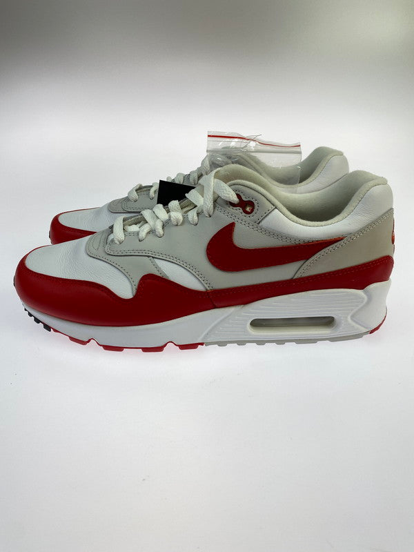 【未使用品】【メンズ】 NIKE ナイキ AIR MAX 90/1 AJ7695-100 エアマックス 90/1 スニーカー 靴 160-251016-kk-02-min カラー：WHITE/UNIVERSITY RED 万代Net店