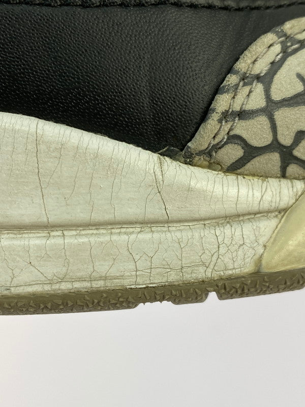 【中古品】【メンズ】 NIKE ナイキ AIR JORDAN 3 RETRO OG BLACK CEMENT(2018) 854262-001 エアジョーダン 3 レトロ オリジナル ブラックセメント スニーカー 靴 160-251016-kk-01-min カラー：BLACK/FIRE RED-CEMENT GREY 万代Net店