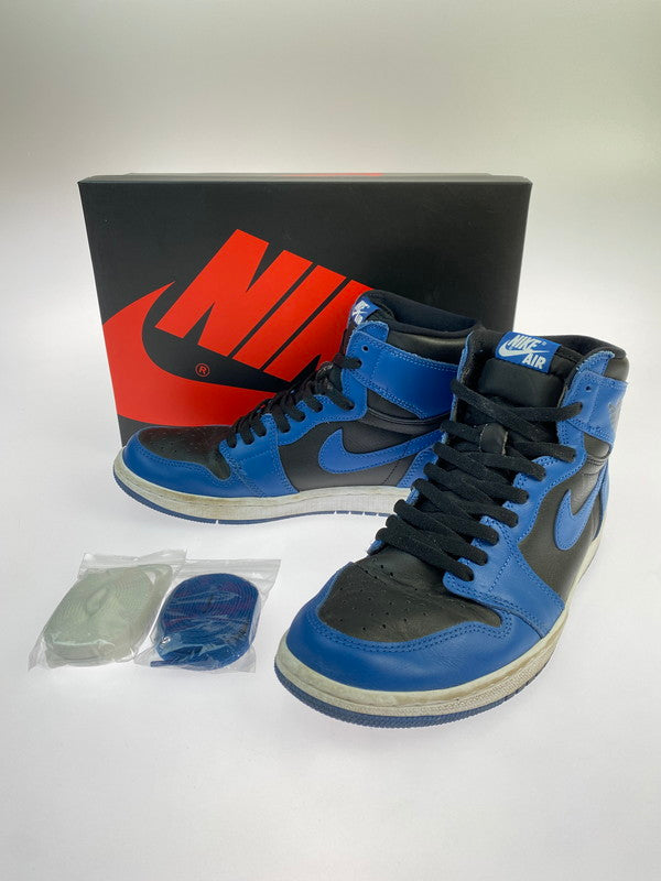 【中古品】【メンズ】 NIKE ナイキ AIR JORDAN 1 RETRO HIGH OG 555088-404 エア ジョーダン 1 レトロ ハイ オリジナル スニーカー 靴 160-251021-kk-33-min カラー：DARK MARINA BLUE/BLACK-WHITE 万代Net店