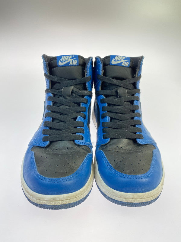 【中古品】【メンズ】 NIKE ナイキ AIR JORDAN 1 RETRO HIGH OG 555088-404 エア ジョーダン 1 レトロ ハイ オリジナル スニーカー 靴 160-251021-kk-33-min カラー：DARK MARINA BLUE/BLACK-WHITE 万代Net店