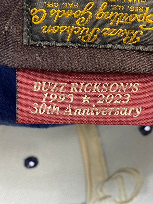 【中古品】【メンズ/レディース】 Buzz Rickson's バズリクソンズ ANNIVERSARY MODEL CORDUROY BALL CAP BR02771 30TH 30周年 記念モデル コーデュロイ ベースボール キャップ 185-251024-em-05-min サイズ：表記なし カラー：ネイビー 万代Net店