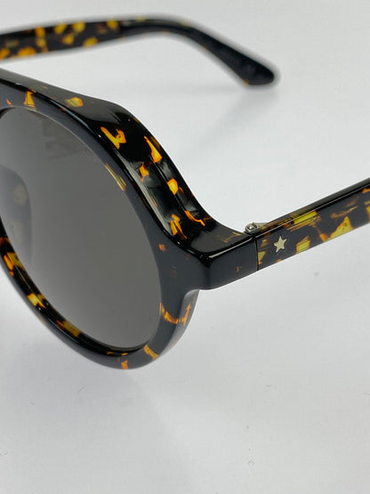 【中古品】【メンズ/レディース】 JIMMY CHOO ジミーチュウ VIVE SICUT AUDES SUNGLASSES サングラス アイウェア 183-251019-AS-26-min サイズ：51□23-145 カラー：ブラウン 万代Net店