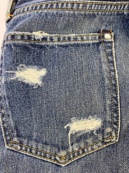 【現状渡し品】【メンズ】 RALPH LAUREN ラルフローレン DAMAGE DENIM SHORTS ダメージ デニム ショートパンツ デニムパンツ ボトムス 158-260410-jt-24-min サイズ：W30 カラー：インディゴ 万代Net店