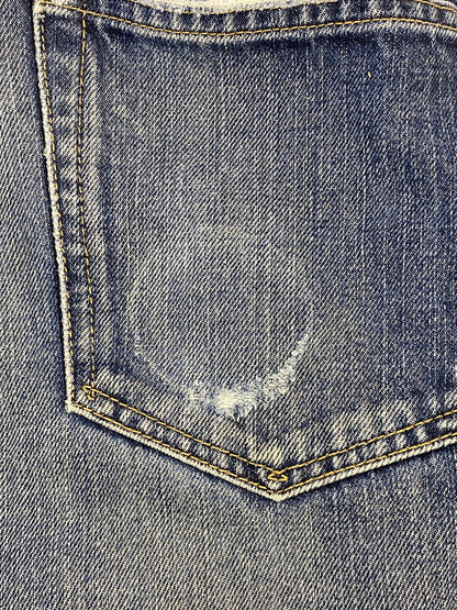 【現状渡し品】【メンズ】 RALPH LAUREN ラルフローレン DAMAGE DENIM SHORTS ダメージ デニム ショートパンツ デニムパンツ ボトムス 158-260410-jt-24-min サイズ：W30 カラー：インディゴ 万代Net店