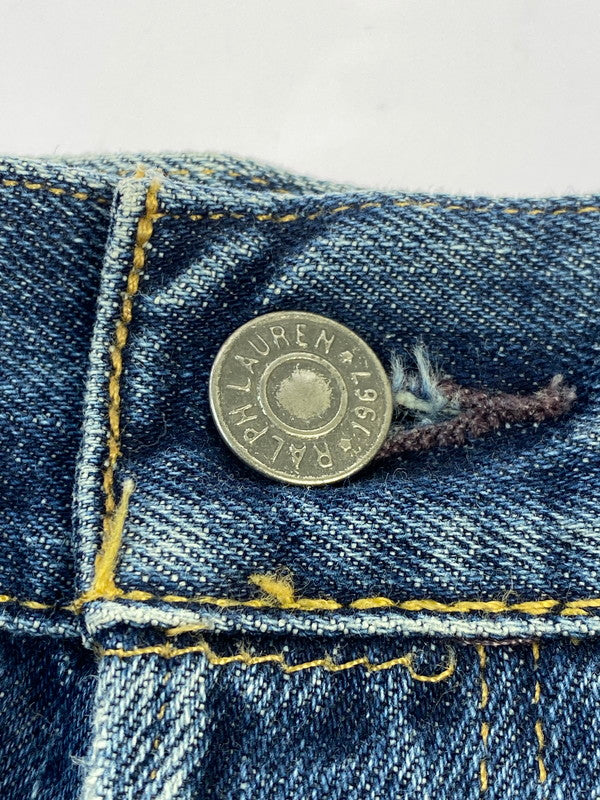 【現状渡し品】【メンズ】 RALPH LAUREN ラルフローレン DAMAGE DENIM SHORTS ダメージ デニム ショートパンツ デニムパンツ ボトムス 158-260410-jt-24-min サイズ：W30 カラー：インディゴ 万代Net店