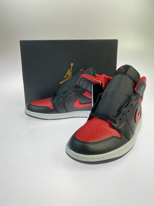 【未使用品】【メンズ】 NIKE ナイキ AIR JORDAN 1 MID BRED DQ8426-067 エアジョーダン1 ミッド ブレッド スニーカー 靴 160-251021-kk-27-min カラー：BLACK/VARSITY RED-SUMMIT WHITE 万代Net店