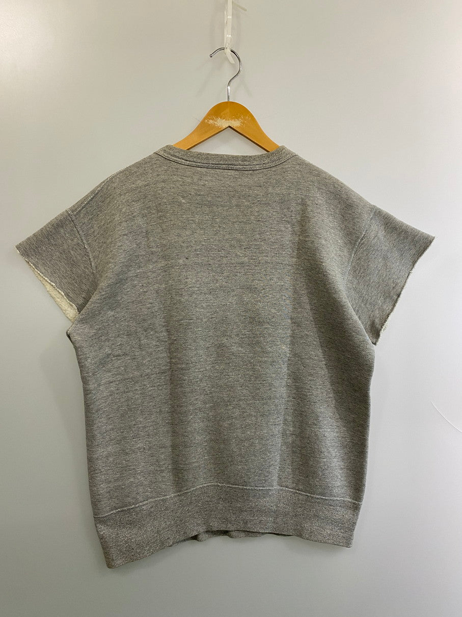 【中古品】【メンズ】 RUSSEL ATHLETIC ラッセルアスレチック サイズタグ前期 40-50S SWEATSHIRT 40-50年代 スウェット シャツ 半袖 メンズ トップス ヴィンテージ 146-251019-em-40-min サイズ：L カラー：グレー 万代Net店