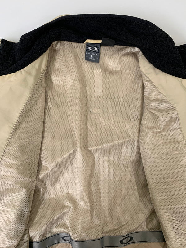 【現状渡し品】【メンズ】 OAKLEY SOFTWARE オークリー・ソフトウェア CENTER LOGO SHELL JACKET 00'S センター ロゴ シェル ジャケット メンズ アウター ナイロン 146-251023-em-10-min サイズ：L カラー：ベージュ 万代Net店