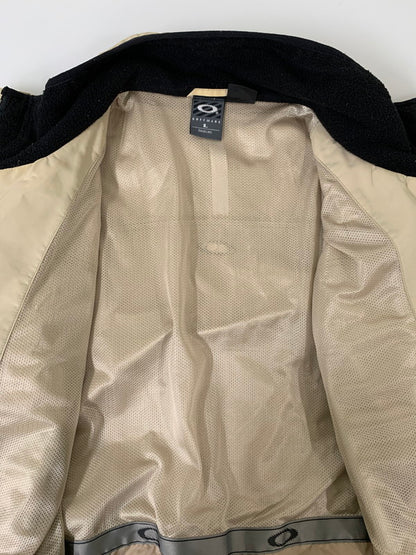 【現状渡し品】【メンズ】 OAKLEY SOFTWARE オークリー・ソフトウェア CENTER LOGO SHELL JACKET 00'S センター ロゴ シェル ジャケット メンズ アウター ナイロン 146-251023-em-10-min サイズ：L カラー：ベージュ 万代Net店