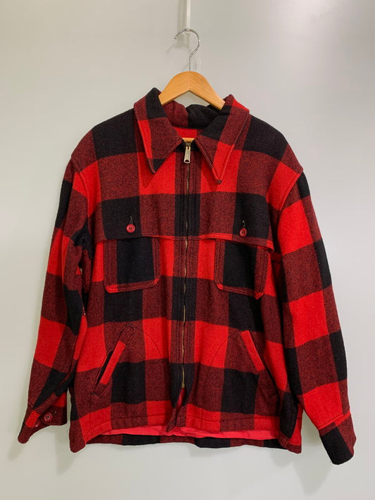 【中古品】【メンズ】 L.L.Bean エルエルビーン 50-60'S マッキーノクルーザージャケット 146-251018-ks-18-min サイズ：L カラー：レッド系 万代Net店