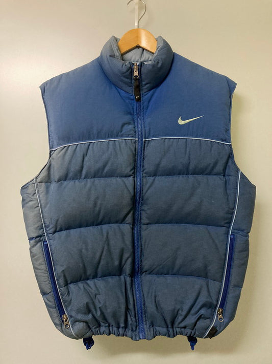 【中古品】【メンズ】 NIKE ACG ナイキ エーシージー 90'S LOGO DOWN VEST ダウンベスト 144-251018-ks-23-min サイズ：M カラー：ライトブルー 万代Net店