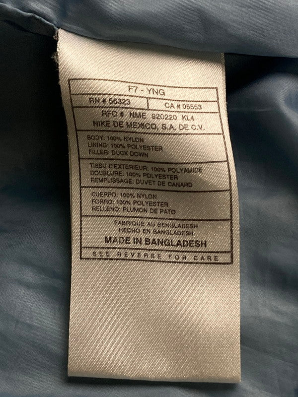 【中古品】【メンズ】 NIKE ACG ナイキ エーシージー 90'S LOGO DOWN VEST ダウンベスト 144-251018-ks-23-min サイズ：M カラー：ライトブルー 万代Net店