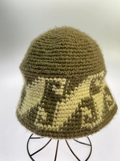 【中古品】【メンズ/レディース】 STUSSY ステューシー WAVES KNIT BUCKET 1321057 ウェーブス ニット バケット 帽子 185-251023-jt-05-min カラー：ブラウン 万代Net店