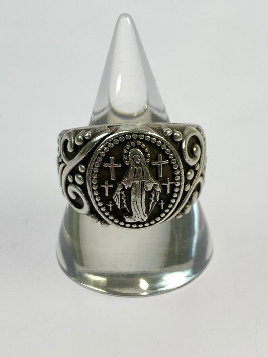 【中古品】【メンズ】 USED MARIA SILVER RING シルバー リング 指輪 アクセサリー 193-251019-AS-34-min カラー：シルバー 万代Net店