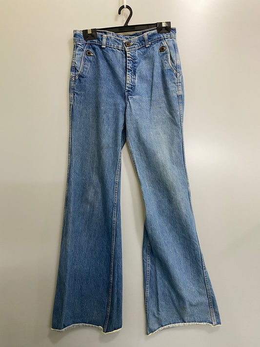 【現状渡し品】【メンズ】 FARAH ファーラー DENIM PANT デニムパンツ メンズ ボトムス ジーンズ ジーパン 157-260720-em-17-min サイズ：XL カラー：インディゴ 万代Net店
