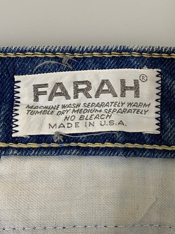 【現状渡し品】【メンズ】 FARAH ファーラー DENIM PANT デニムパンツ メンズ ボトムス ジーンズ ジーパン 157-260720-em-17-min サイズ：XL カラー：インディゴ 万代Net店