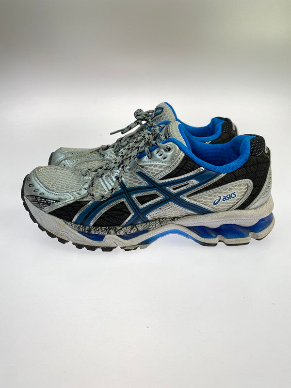 【中古品】【レディース】 asics アシックス GEL-NIMBUS 10.1 1203A543-101 ゲルニンバス 10.1 スニーカー 靴 166-251021-kk-42-min カラー：WHITE/DIRECTOIRE BLUE 万代Net店
