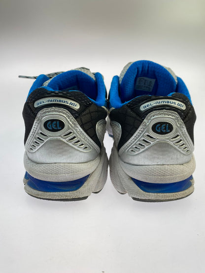 【中古品】【レディース】 asics アシックス GEL-NIMBUS 10.1 1203A543-101 ゲルニンバス 10.1 スニーカー 靴 166-251021-kk-42-min カラー：WHITE/DIRECTOIRE BLUE 万代Net店