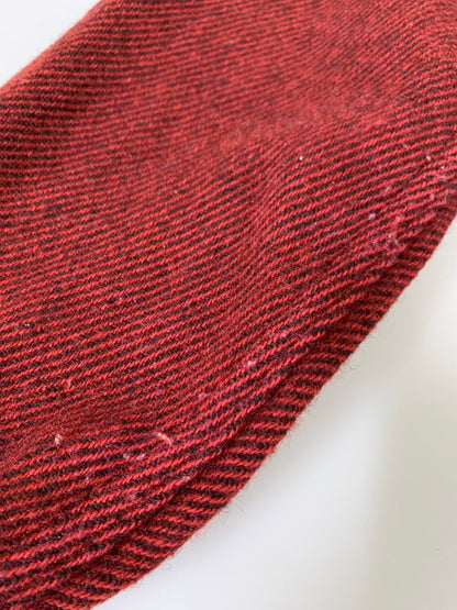 【中古品】【メンズ】 WOOLRICH ウールリッチ 70'S ノーカラーマッキーノジャケット ウール 防寒 メンズジャケット メンズアウター 146-260403-KS-09-min サイズ：M カラー：レッド系 万代Net店