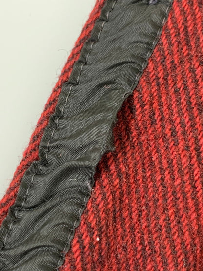 【中古品】【メンズ】 WOOLRICH ウールリッチ 70'S ノーカラーマッキーノジャケット ウール 防寒 メンズジャケット メンズアウター 146-260403-KS-09-min サイズ：M カラー：レッド系 万代Net店