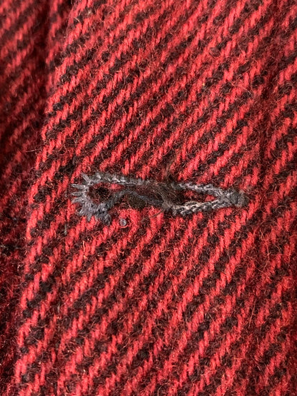 【中古品】【メンズ】 WOOLRICH ウールリッチ 70'S ノーカラーマッキーノジャケット ウール 防寒 メンズジャケット メンズアウター 146-260403-KS-09-min サイズ：M カラー：レッド系 万代Net店