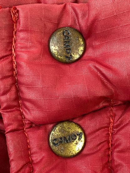 【中古品】【メンズ】 CAMP7 キャンプ セブン 70-80'S DOWN VEST 70年代 80年代 ダウン ベスト アウター ヴィンテージ 144-260922-hu-30-min サイズ：L カラー：レッド系 万代Net店