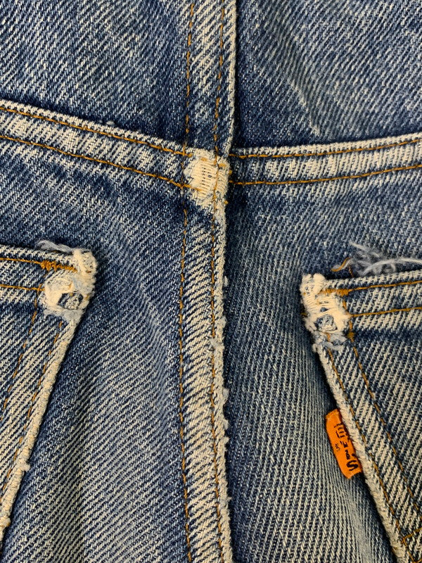【中古品】【メンズ】 Levi's リーバイス TAPERED DENIM PANTS 80S オレンジタブ 519-0217 テーパード デニム パンツ メンズ ボトムス 157-251019-em-13-min サイズ：W31×L31 カラー：インディゴブルー 万代Net店