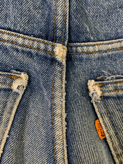 【中古品】【メンズ】 Levi's リーバイス TAPERED DENIM PANTS 80S オレンジタブ 519-0217 テーパード デニム パンツ メンズ ボトムス 157-251019-em-13-min サイズ：W31×L31 カラー：インディゴブルー 万代Net店