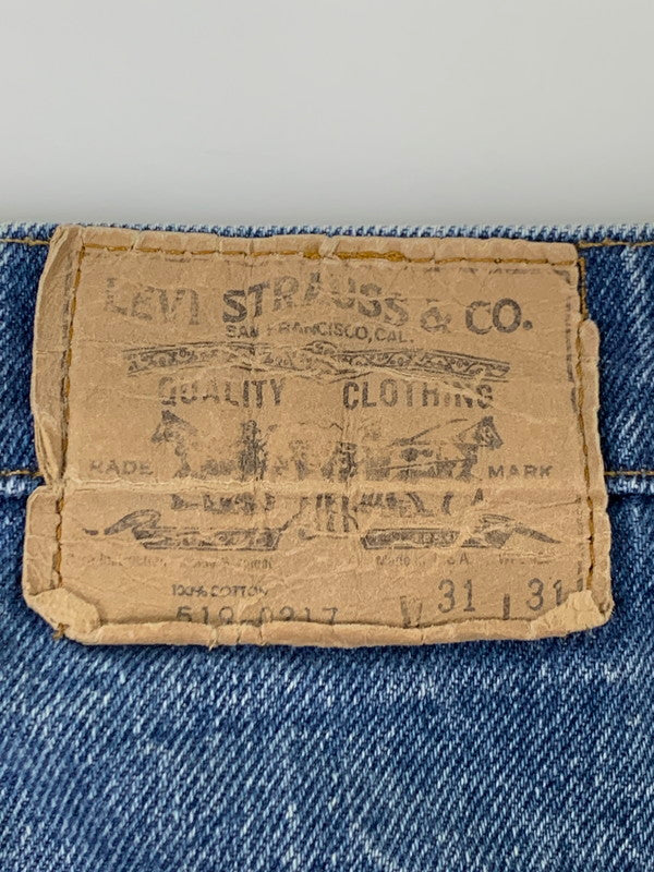 【中古品】【メンズ】 Levi's リーバイス TAPERED DENIM PANTS 80S オレンジタブ 519-0217 テーパード デニム パンツ メンズ ボトムス 157-251019-em-13-min サイズ：W31×L31 カラー：インディゴブルー 万代Net店