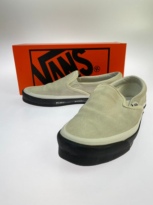 【中古品】【メンズ】 WTAPS ダブルタップス × VANS バンズ 別注 コラボ OG CLASSIC SLIP-ON VN0A45JK20F1 オリジナル クラシック スリッポン スニーカー 靴 162-251021-kk-37-min カラー：GPS/WHITE/BALCK 万代Net店
