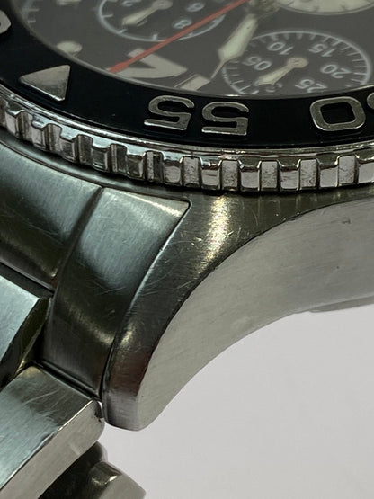 【現状渡し品】【メンズ】 HAMILTON ハミルトン H645120 カーキ キングスキューバ クロノグラフ 腕時計 197-251026-ks-38-min カラー：シルバー/ブラック 万代Net店