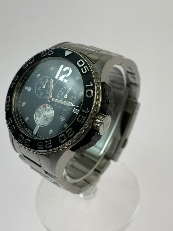 【現状渡し品】【メンズ】 HAMILTON ハミルトン H645120 カーキ キングスキューバ クロノグラフ 腕時計 197-251026-ks-38-min カラー：シルバー/ブラック 万代Net店