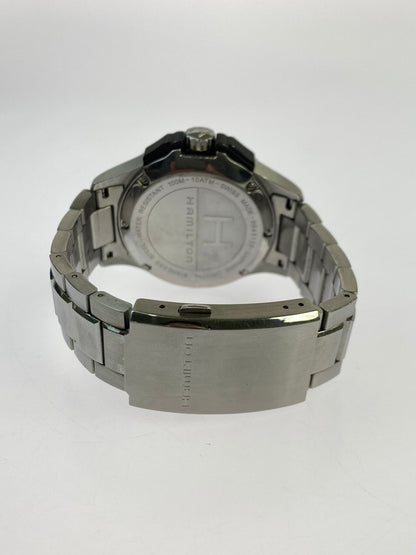 【現状渡し品】【メンズ】 HAMILTON ハミルトン H645120 カーキ キングスキューバ クロノグラフ 腕時計 197-251026-ks-38-min カラー：シルバー/ブラック 万代Net店