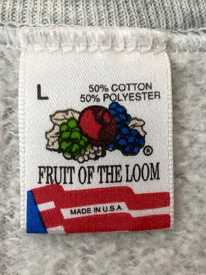 【現状渡し品】【メンズ】 FRUIT OF THE LOOM フルーツオブザルーム 90's MICHIGAN SWEATSHIRT 90年代 スウェットシャツ トレーナー トップス 146-260715-yn-15-min カラー：ライトグレー 万代Net店