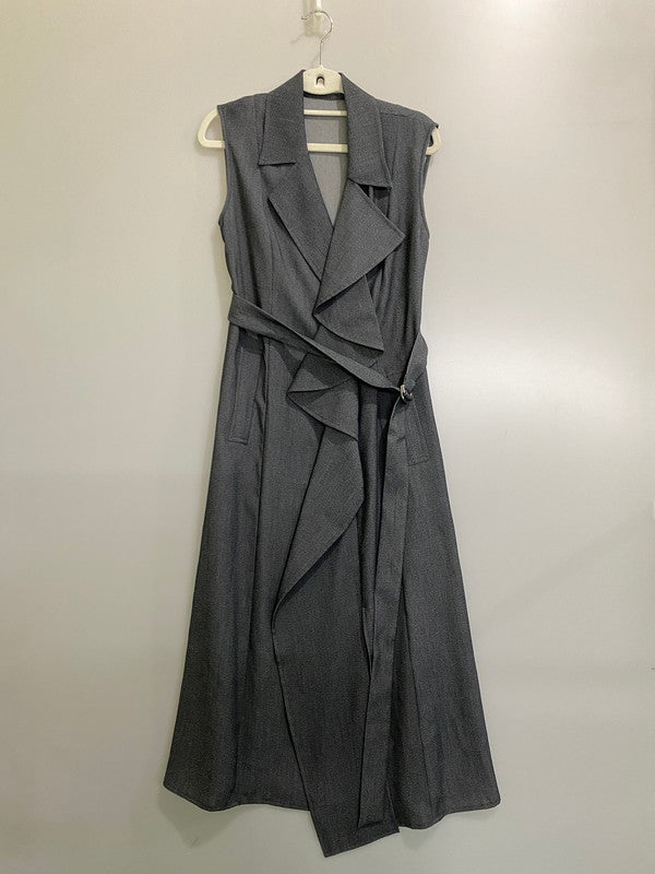 【中古品】【レディース】 FRAY ID フレイ アイディー TAILORED ONE-PIECE テーラード ワンピース FWFO242005 169-260918-hu-25-min カラー：グレー系 万代Net店