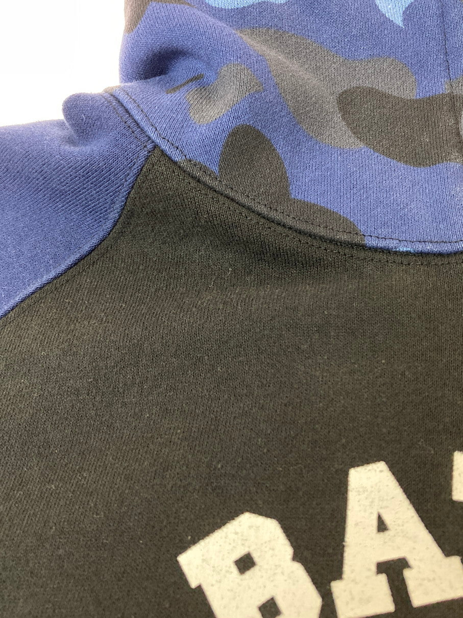 【中古品】【メンズ】 A BATHING APE ア ベイシング エイプ NAVY CAMO RELAXED FIT FULL ZIP HOODIE 001ZPI801008M フル ジップ フーディー カモ メンズ トップス パーカー 142-251024-em-34-min サイズ：L カラー：ネイビー/ブルー 万代Net店