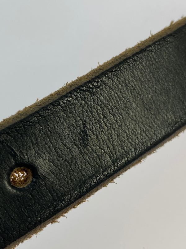 【中古品】【メンズ】 REACT リアクト U.K. SADDLE NARROW BELT サドル ナロー ベルト 205-260806-yn-29-min カラー：ブラック 万代Net店