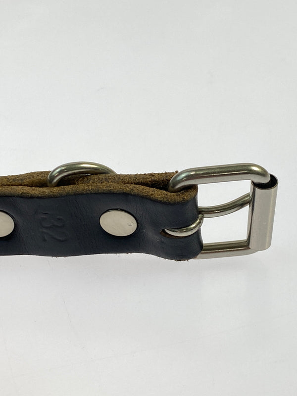 【中古品】【メンズ】 REACT リアクト U.K. SADDLE NARROW BELT サドル ナロー ベルト 205-260806-yn-29-min カラー：ブラック 万代Net店