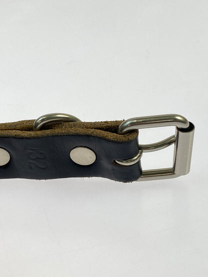 【中古品】【メンズ】 REACT リアクト U.K. SADDLE NARROW BELT サドル ナロー ベルト 205-260806-yn-29-min カラー：ブラック 万代Net店