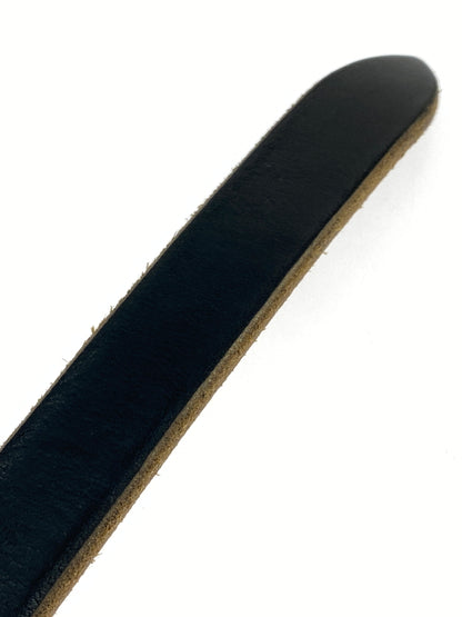 【中古品】【メンズ】 REACT リアクト U.K. SADDLE NARROW BELT サドル ナロー ベルト 205-260806-yn-29-min カラー：ブラック 万代Net店