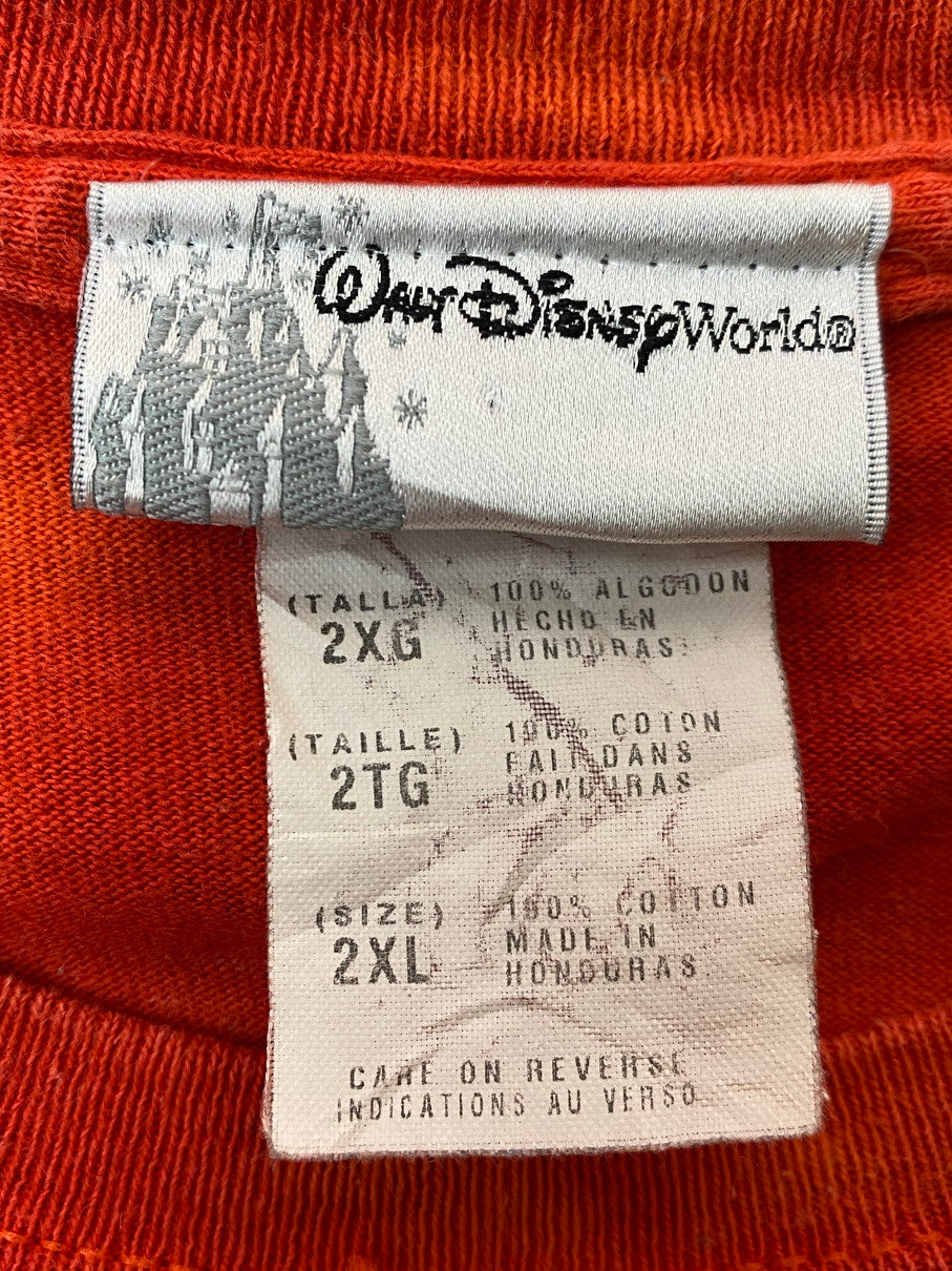 【中古品】【メンズ】 PIRATES OF THE CARIBBEAN DEAD MEN TELL NO TALES TEE プリント Tシャツ パイレーツオブザカリビアン ディズニー メンズ 半袖 トップス 146-251029-em-56-min サイズ：2XL カラー：オレンジ系 万代Net店